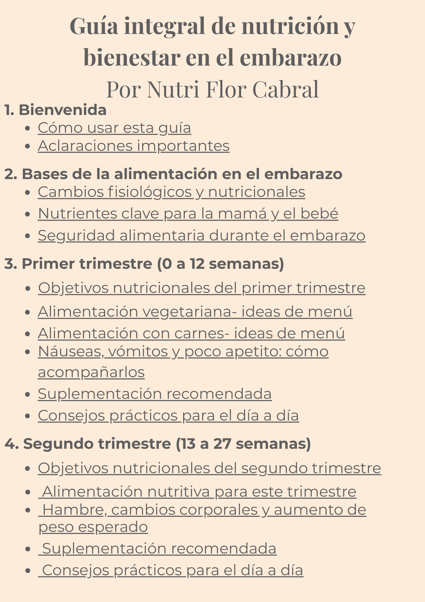 Guía nutricional para el embarazo y el puerperio - Imagen 2